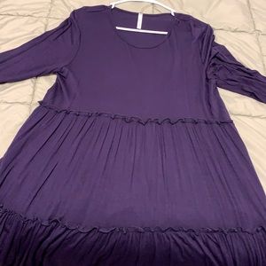 Quarter sleeve Navy Blue tunic top